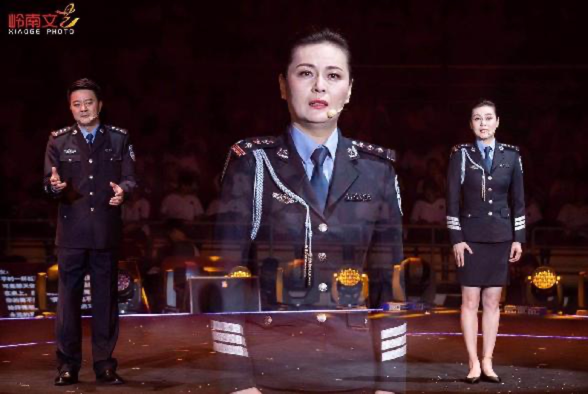 警务主题情景表演